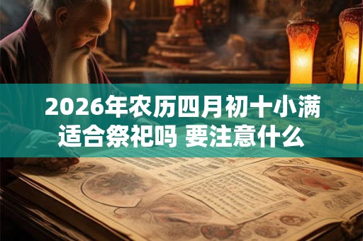 2026年农历四月初十小满适合祭祀吗 要注意什么 2026年农历四月初十小满适合祭祀吗 要注意什么