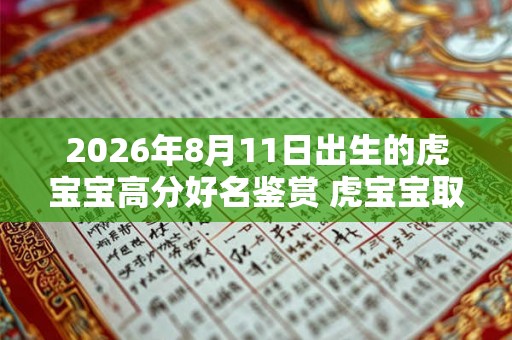 2026年8月11日出生的虎宝宝高分好名鉴赏 虎宝宝取名推荐字