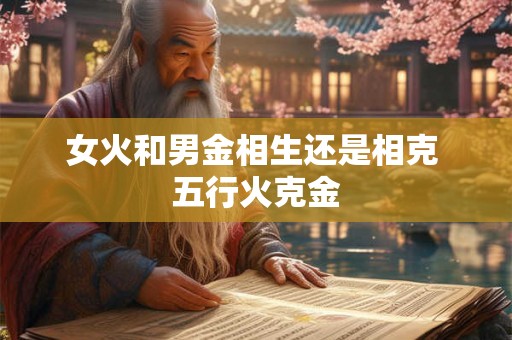 女火和男金相生还是相克 五行火克金 女火和男金相生还是相克 五行火克金