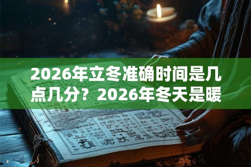 2026年立冬准确时间是几点几分？2026年冬天是暖冬还是冷冬？