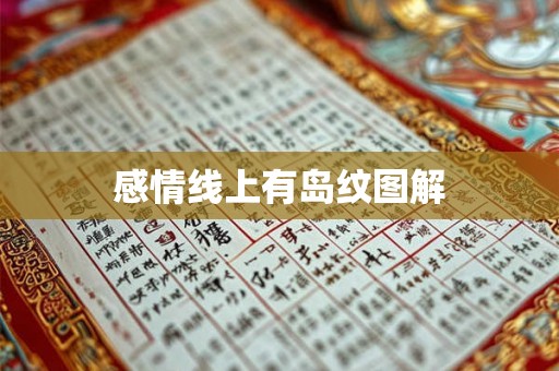 感情线上有岛纹图解