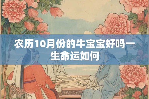 农历10月份的牛宝宝好吗一生命运如何
