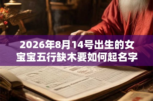 2026年8月14号出生的女宝宝五行缺木要如何起名字