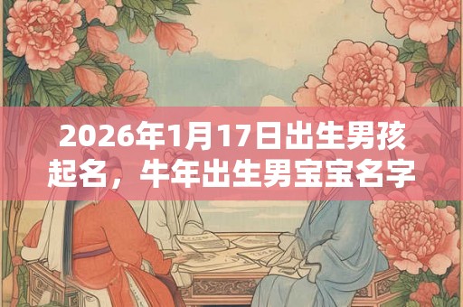 2026年1月17日出生男孩起名,牛年出生男宝宝名字 2026年1月17日出生男孩起名,牛年出生男宝宝名字