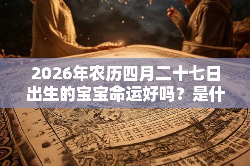 2026年农历四月二十七日出生的宝宝命运好吗？是什么星座？
