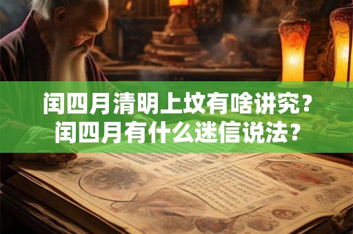 闰四月清明上坟有啥讲究？闰四月有什么迷信说法？