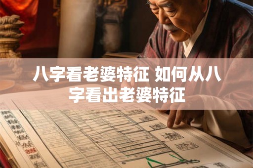 八字看老婆特征 如何从八字看出老婆特征