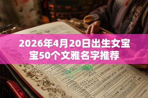 2026年4月20日出生女宝宝50个文雅名字推荐