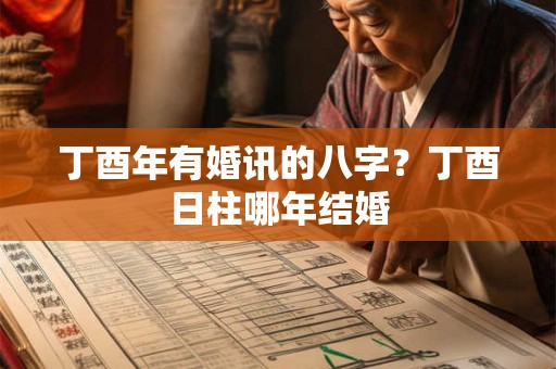 丁酉年有婚讯的八字?丁酉日柱哪年结婚 丁酉年有婚讯的八字?丁酉日柱哪年结婚