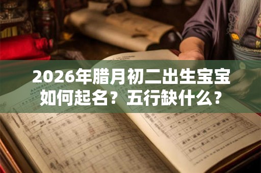 2026年腊月初二出生宝宝如何起名?五行缺什么? 2026年腊月初二出生宝宝如何起名?五行缺什么?