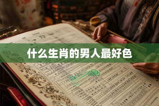 什么生肖的男人最好色 什么生肖的男人最好色