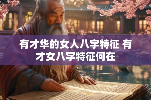 有才华的女人八字特征 有才女八字特征何在