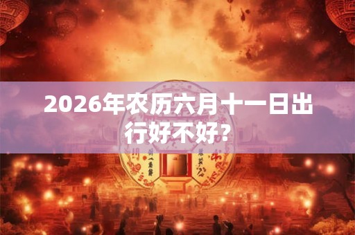 2026年农历六月十一日出行好不好？