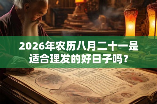 2026年农历八月二十一是适合理发的好日子吗？