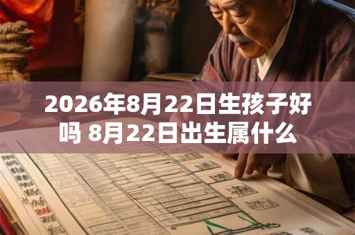 2026年8月22日生孩子好吗 8月22日出生属什么