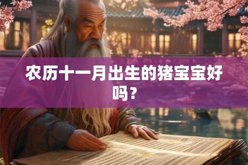 农历十一月出生的猪宝宝好吗？