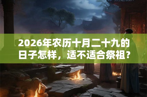 2026年农历十月二十九的日子怎样，适不适合祭祖？