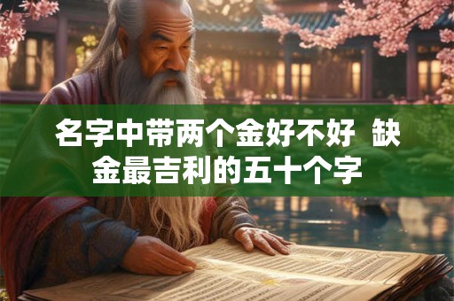 名字中带两个金好不好 缺金最吉利的五十个字 名字中带两个金好不好 缺金最吉利的五十个字