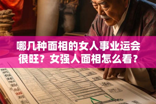 哪几种面相的女人事业运会很旺？女强人面相怎么看？