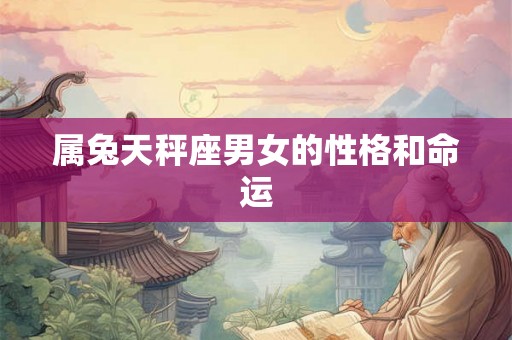属兔天秤座男女的性格和命运