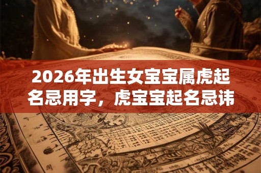 2026年出生女宝宝属虎起名忌用字，虎宝宝起名忌讳