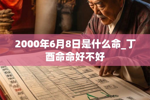 2000年6月8日是什么命_丁酉命命好不好 2000年6月8日是什么命_丁酉命命好不好