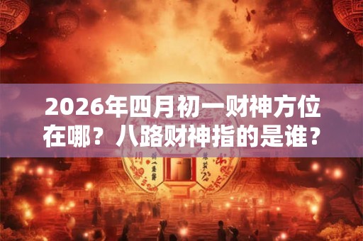 2026年四月初一财神方位在哪？八路财神指的是谁？