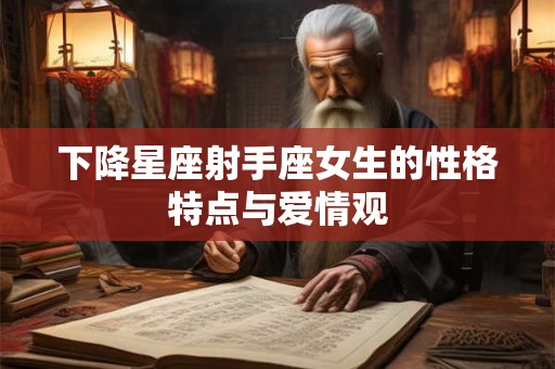 下降星座射手座女生的性格特点与爱情观