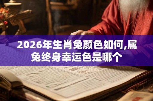 2026年生肖兔颜色如何,属兔终身幸运色是哪个 2026年生肖兔颜色如何,属兔终身幸运色是哪个
