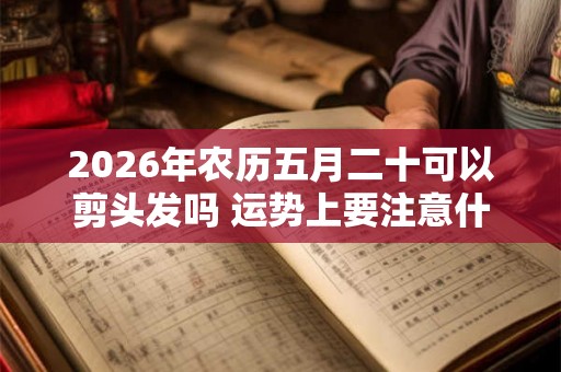 2026年农历五月二十可以剪头发吗 运势上要注意什么