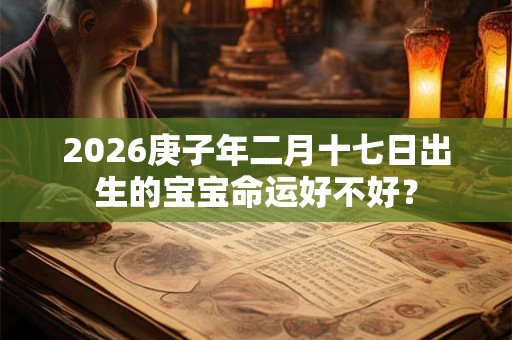 2026庚子年二月十七日出生的宝宝命运好不好？