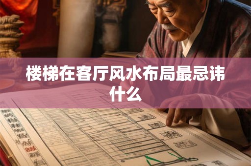 楼梯在客厅风水布局最忌讳什么