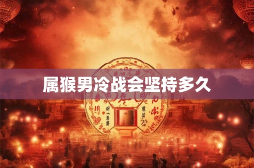 属猴男冷战会坚持多久