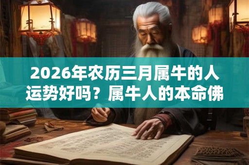 2026年农历三月属牛的人运势好吗？属牛人的本命佛是什么？