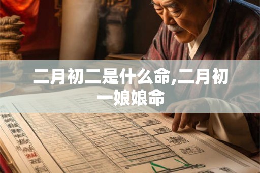 二月初二是什么命,二月初一娘娘命