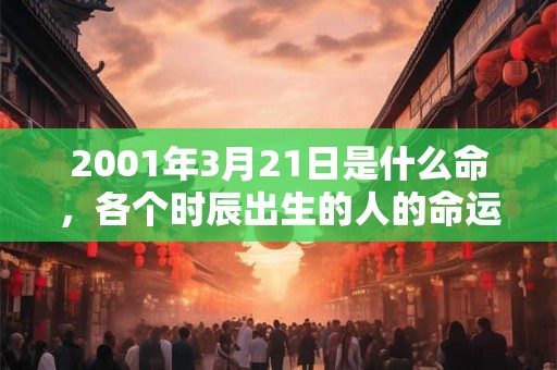 2001年3月21日是什么命,各个时辰出生的人的命运 2001年3月21日是什么命,各个时辰出生的人的命运