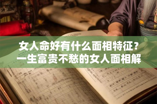女人命好有什么面相特征?一生富贵不愁的女人面相解析! 女人命好有什么面相特征?一生富贵不愁的女人面相解析!
