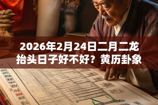 2026年2月24日二月二龙抬头日子好不好?黄历卦象如何? 2026年2月24日二月二龙抬头日子好不好?黄历卦象如何?