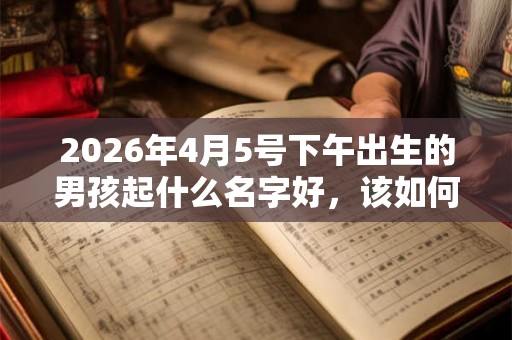 2026年4月5号下午出生的男孩起什么名字好,该如何取名? 2026年4月5号下午出生的男孩起什么名字好,该如何取名?
