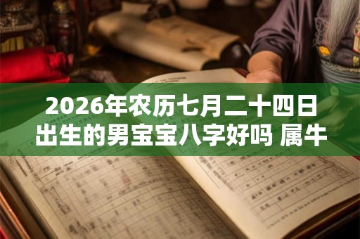 2026年农历七月二十四日出生的男宝宝八字好吗 属牛男孩取名大全