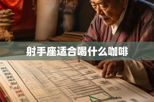 射手座适合喝什么咖啡