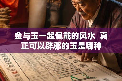 金与玉一起佩戴的风水 真正可以辟邪的玉是哪种 金与玉一起佩戴的风水 真正可以辟邪的玉是哪种