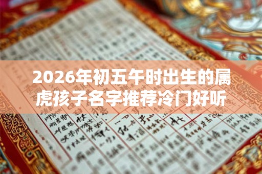 2026年初五午时出生的属虎孩子名字推荐冷门好听