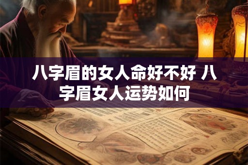 八字眉的女人命好不好 八字眉女人运势如何