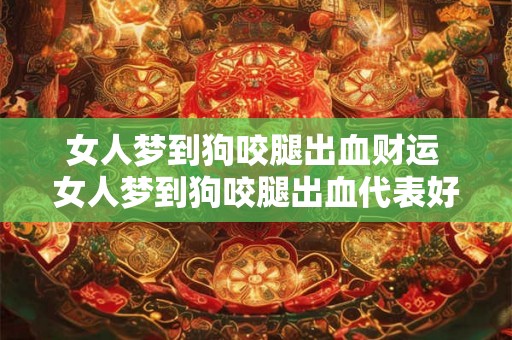 女人梦到狗咬腿出血财运 女人梦到狗咬腿出血代表好还是坏 女人梦到狗咬腿出血财运 女人梦到狗咬腿出血代表好还是坏