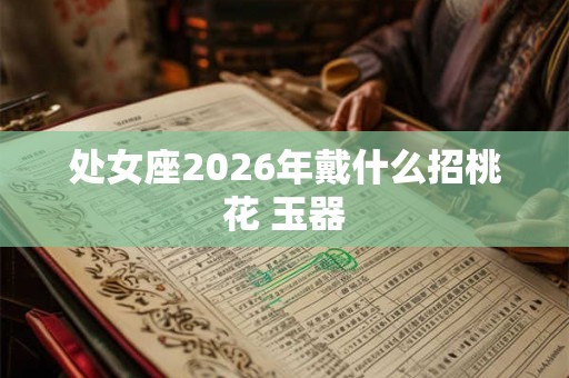 处女座2026年戴什么招桃花 玉器