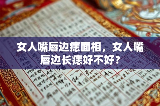 女人嘴唇边痣面相，女人嘴唇边长痣好不好？