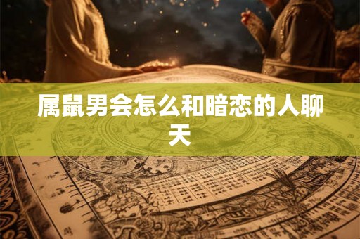 属鼠男会怎么和暗恋的人聊天