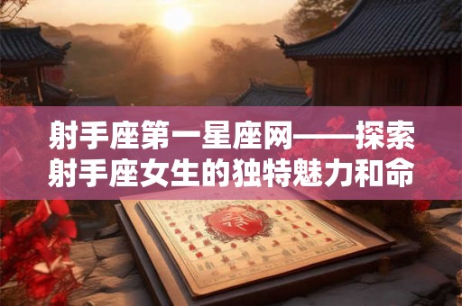 射手座第一星座网——探索射手座女生的独特魅力和命运走势