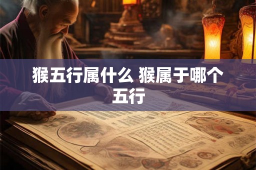 猴五行属什么 猴属于哪个五行